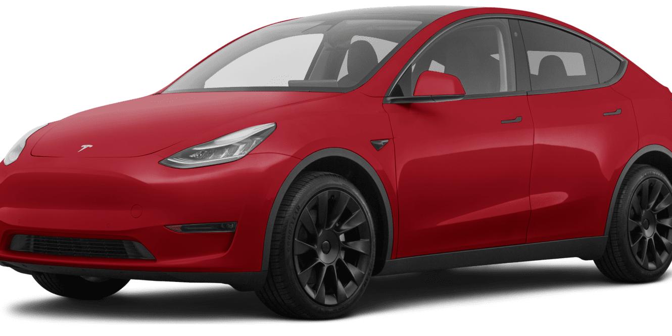 TESLA MODEL Y 2021 5YJYGDEE7MF118161 image